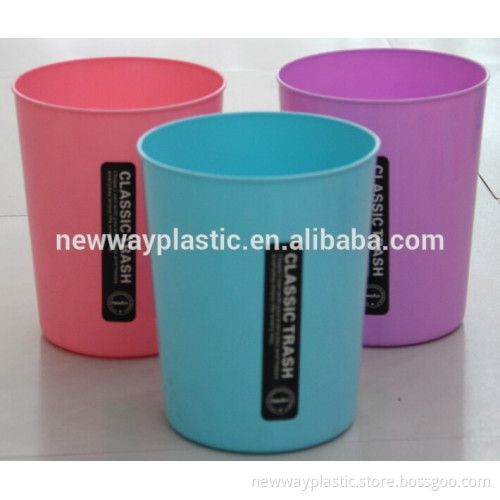 Rainbow design standing plastic Waste Bin without lid